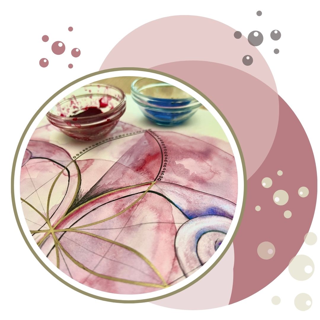 Sacred Geometry Mandala for Trust Within Mentorship with Maria Friese